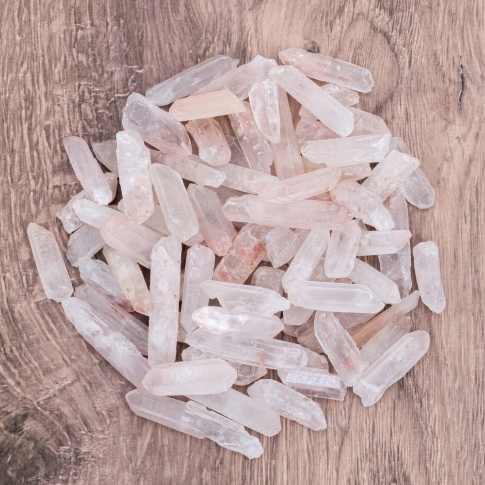 1 lb Natural Rough Red Hematoid Quartz Crystal Points Cherry Fire Quartz Bulk